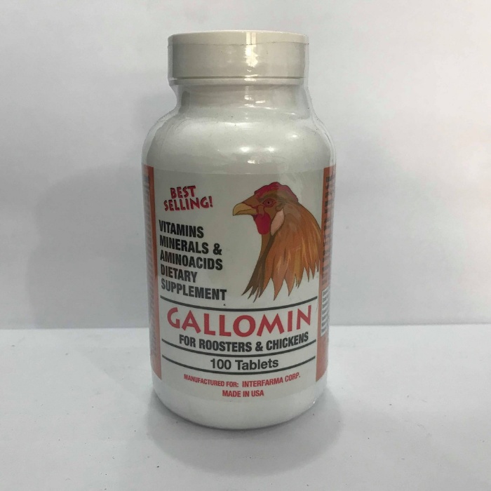 Thuốc tăng lực cho gà đá – Thuốc Gallomin